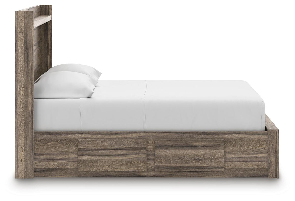 Elbrim Full Panel Storage Bed, Dresser and Mirror