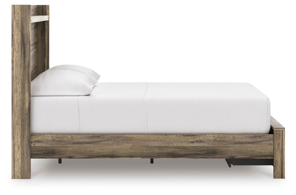 Elbrim Full Panel Storage Bed, Dresser and Mirror