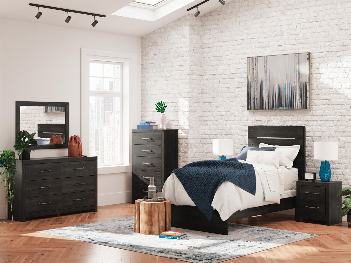 Hollivern Panel Bed - Twin