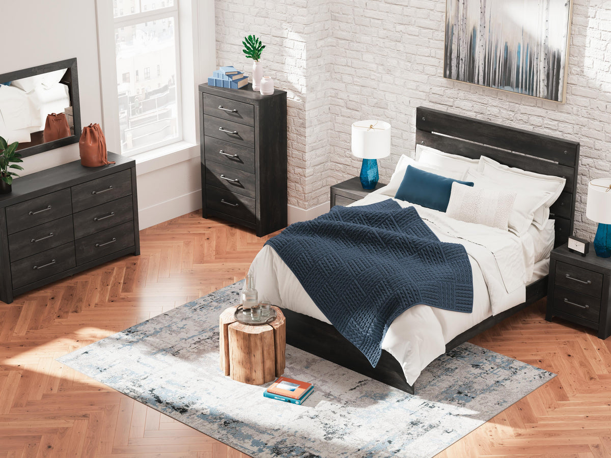 Hollivern Panel Bed - Queen