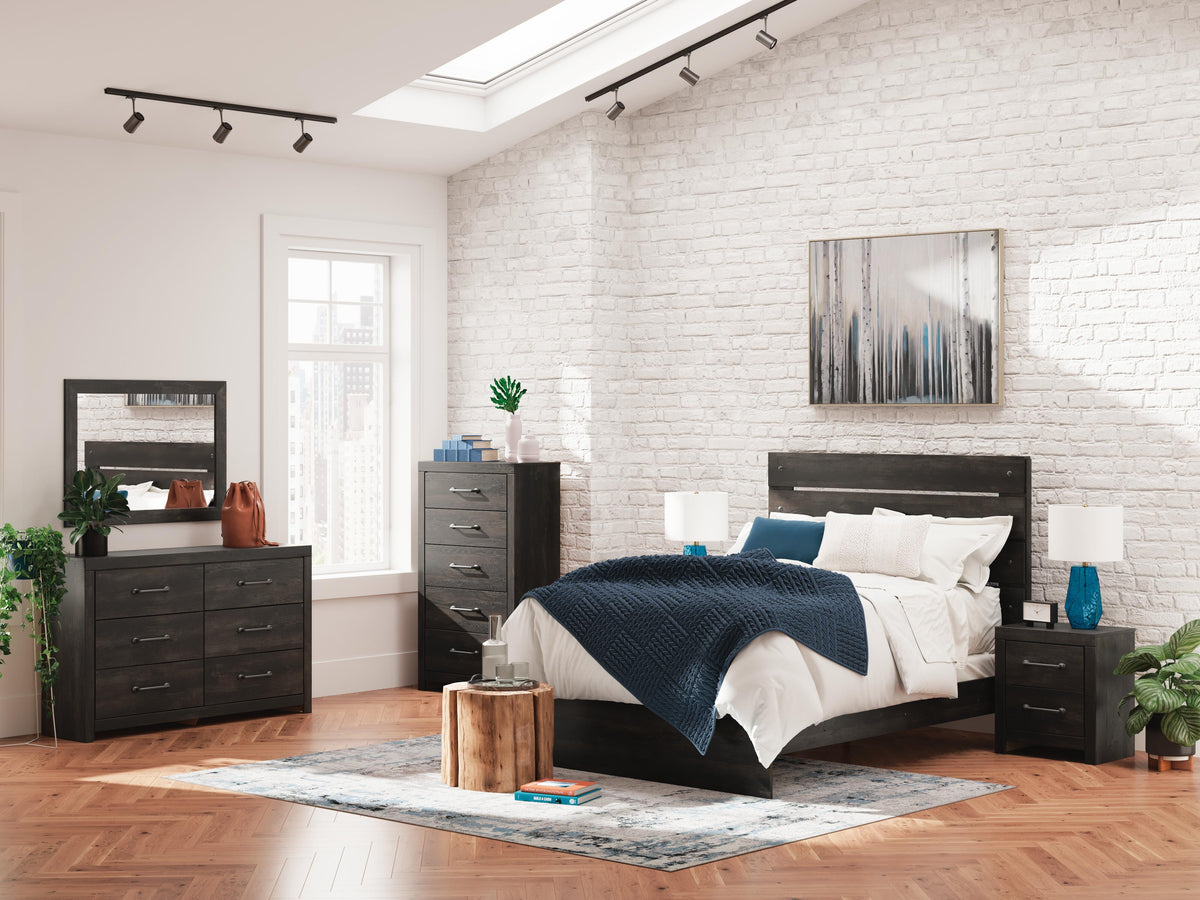 Hollivern Panel Bed - Queen