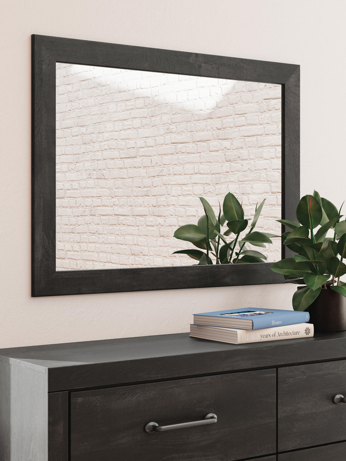 Hollivern Full Panel Bed, Dresser and Mirror