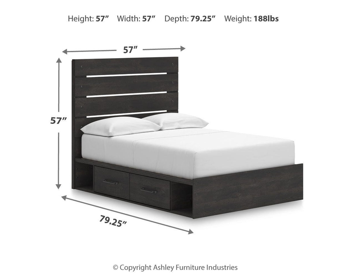 Hollivern Panel Storage Bed - Full