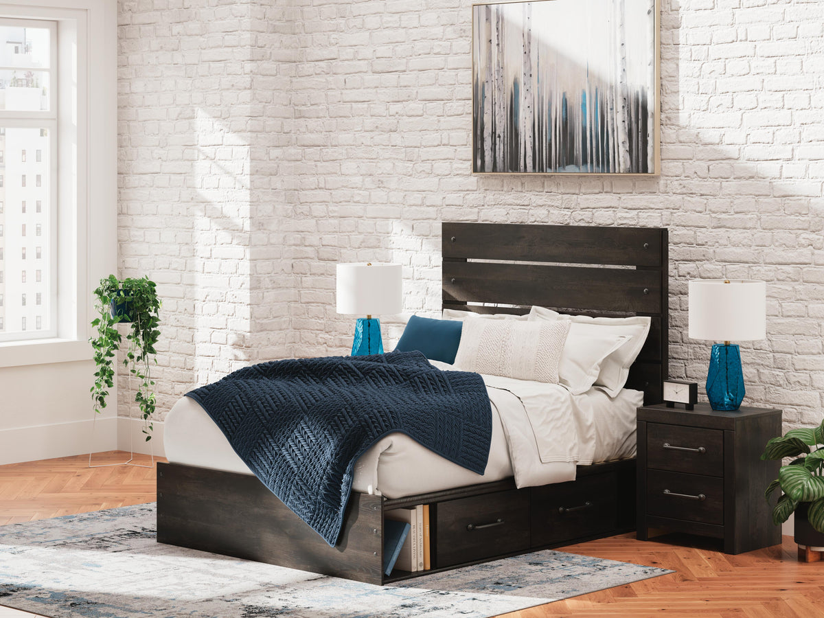 Hollivern Twin Panel Storage Bed
