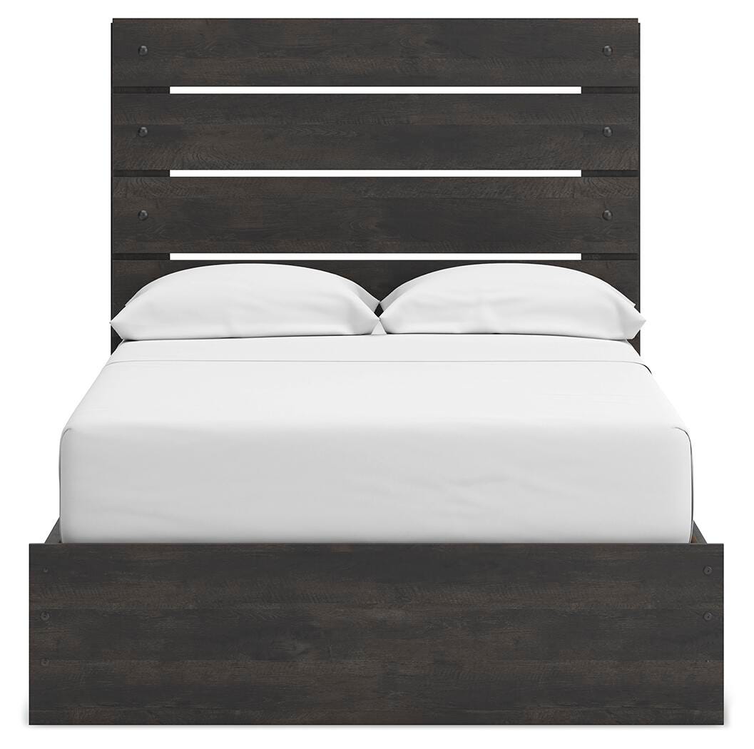 Hollivern Twin Panel Bed with Storage