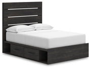 Hollivern Panel Bed with Storage - Full