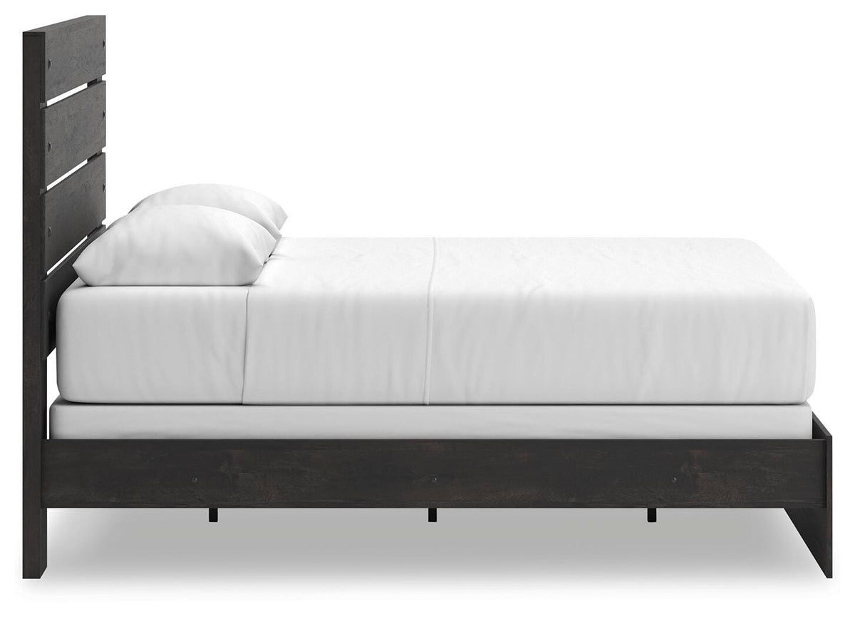 Hollivern Queen Panel Bed, Dresser and Mirror