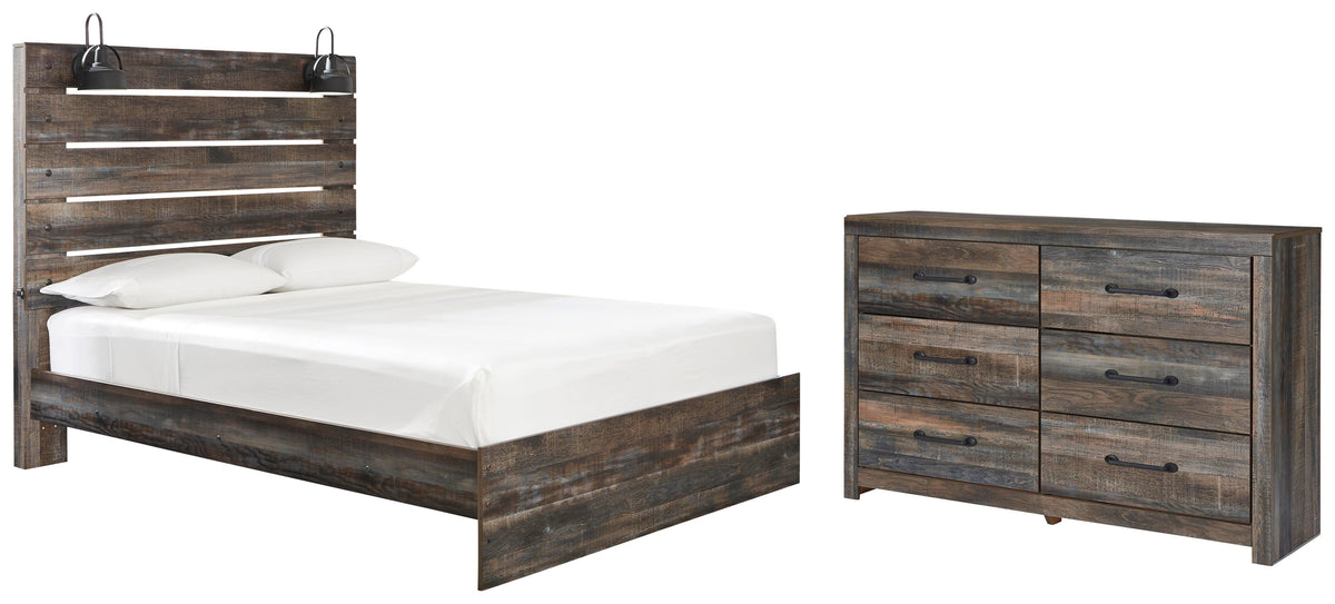 Drystan Panel Bed Set - Queen, Dresser