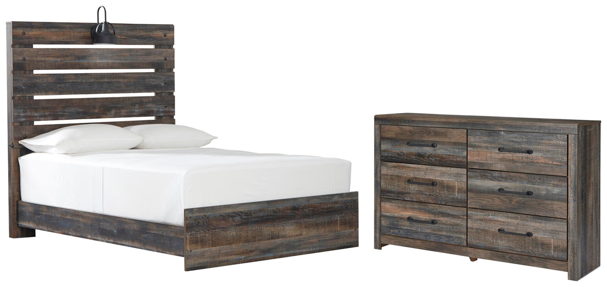 Drystan Panel Bed Set - Full, Dresser