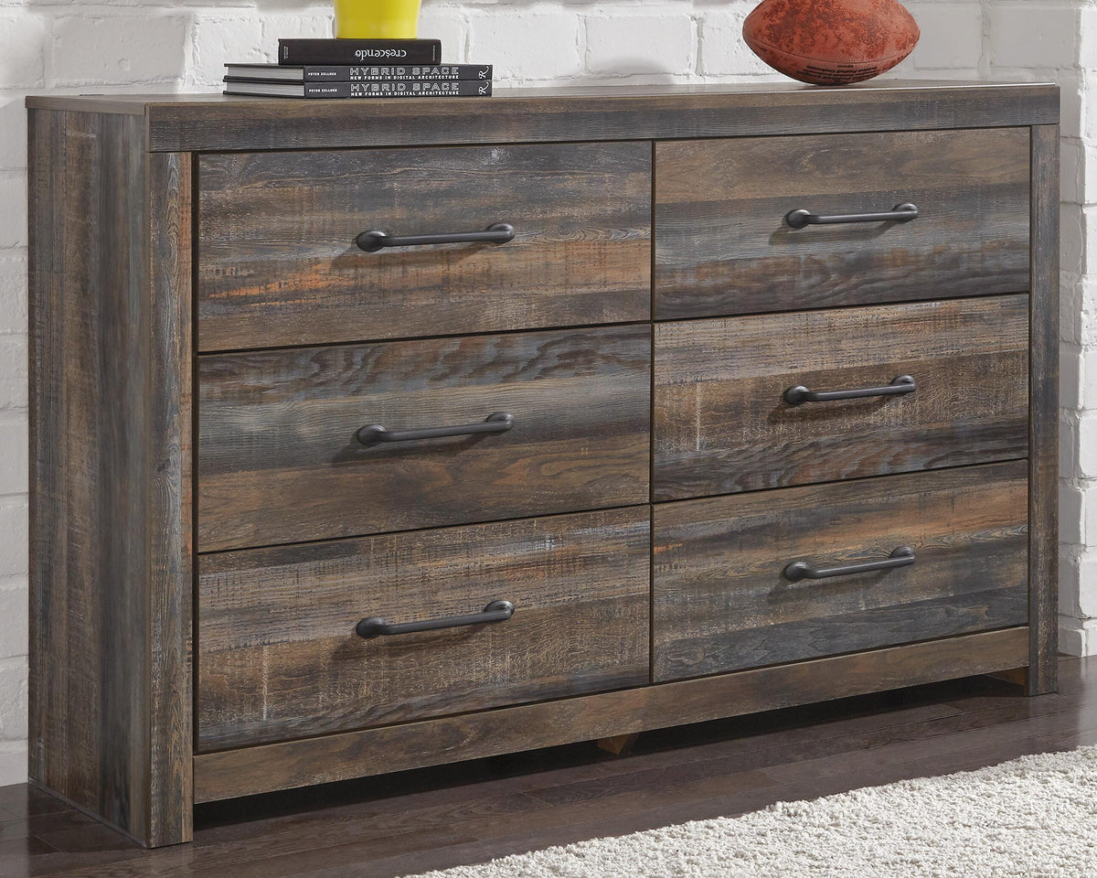 Drystan Panel Bed Set - Full, Dresser and Nightstand