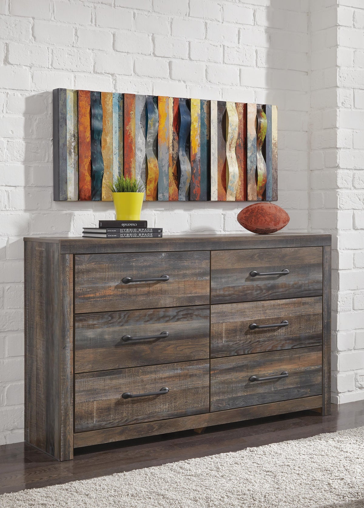 Drystan Twin Panel Bed, Dresser and Nightstand