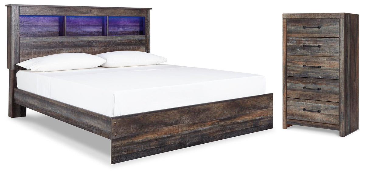 Drystan King Panel Bed and Chest