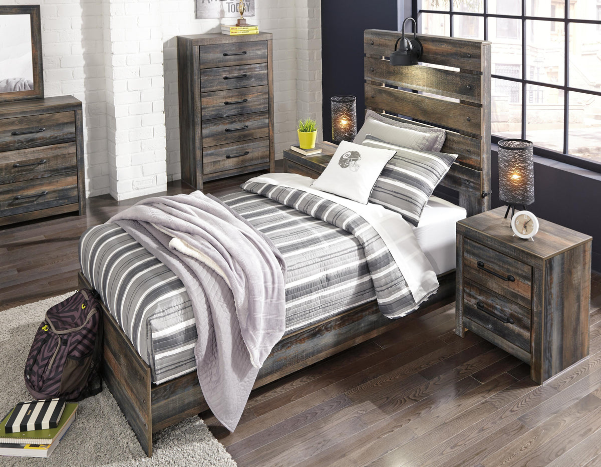 Drystan Queen Panel Bed
