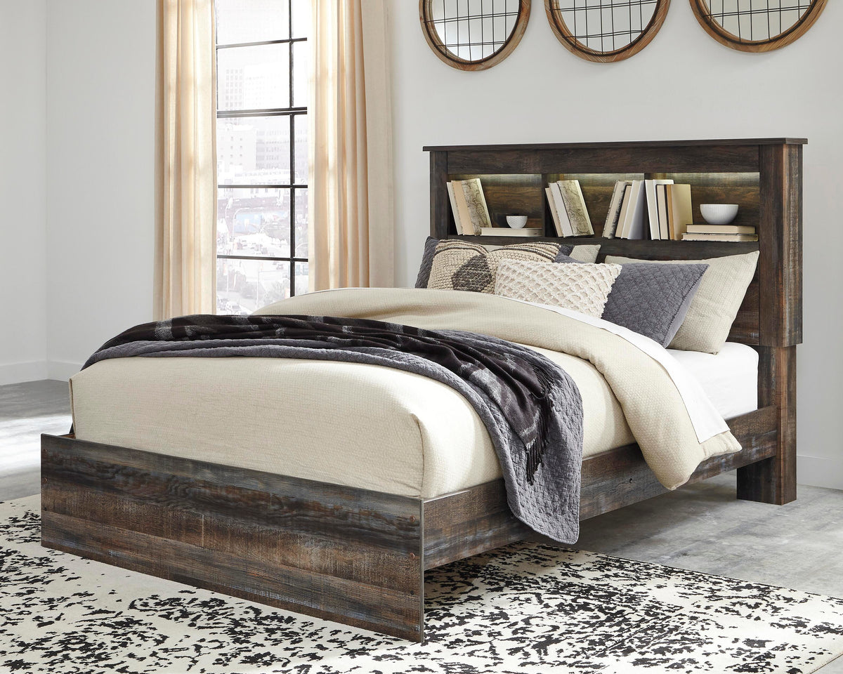 Drystan Bookcase Bed - Queen
