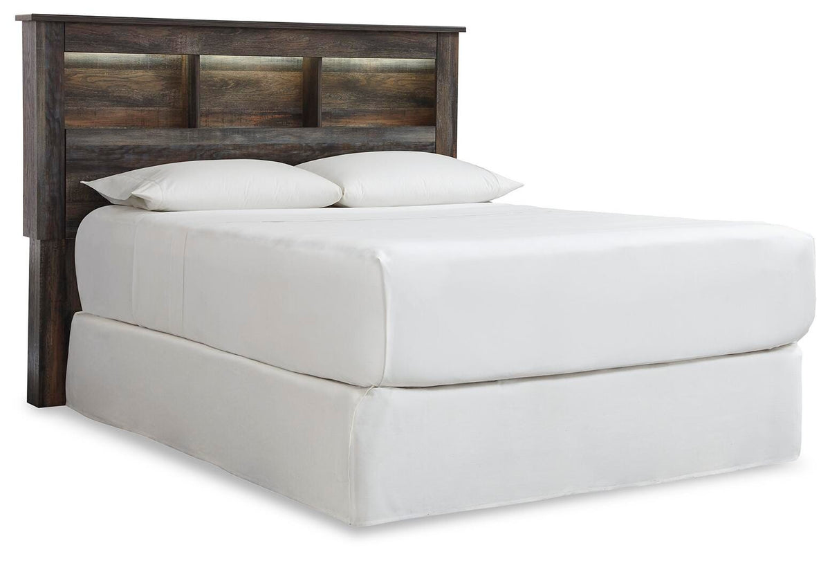 Drystan Bookcase Headboard - Queen