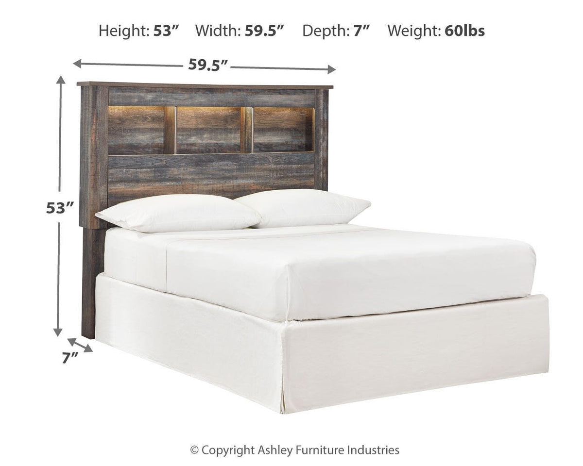 Drystan Bookcase Headboard - Full