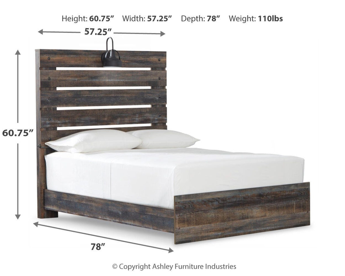 Drystan Queen Panel Bed