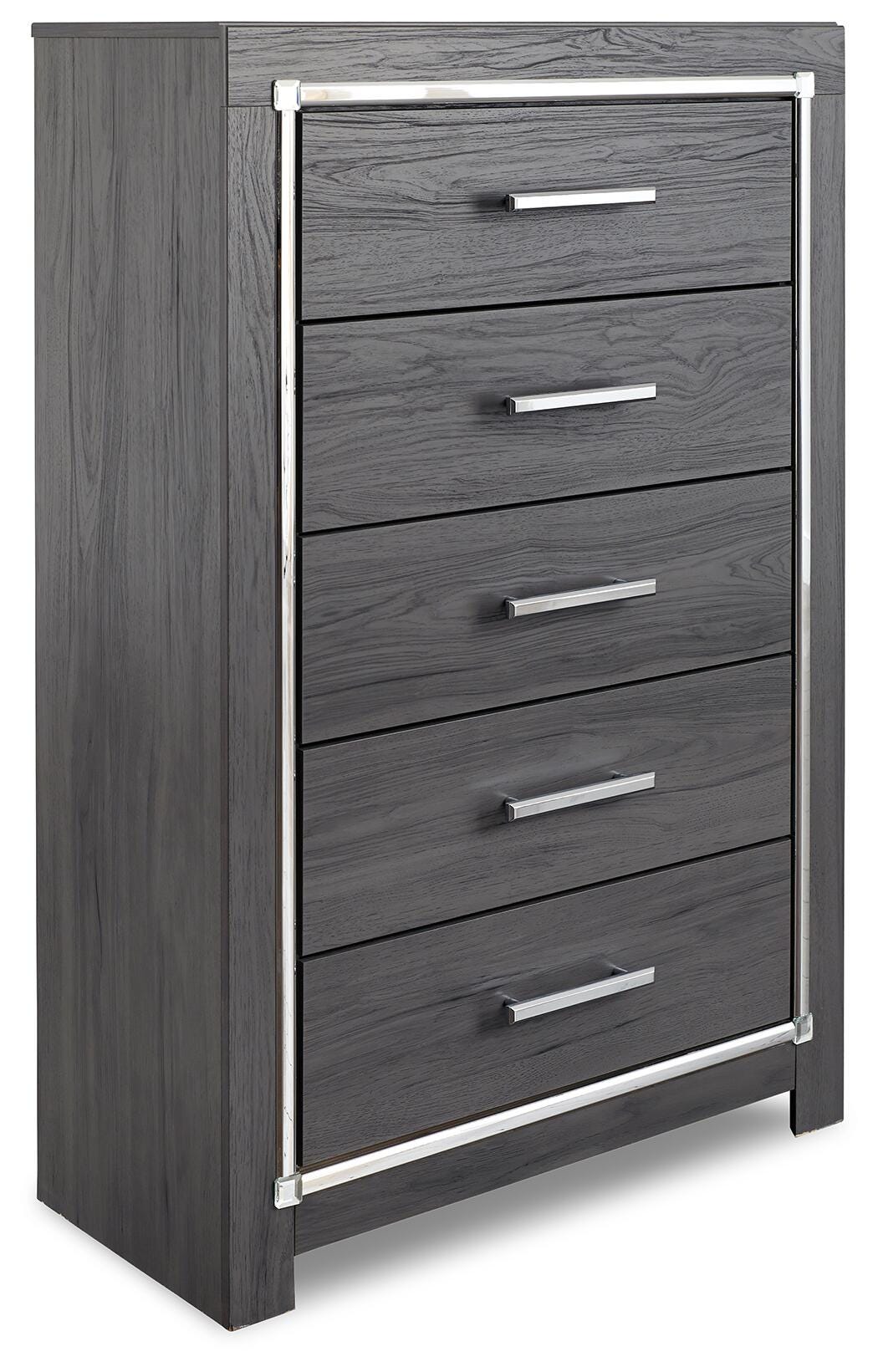 Lodanna Full Upholstered Panel Storage Bed and Chest