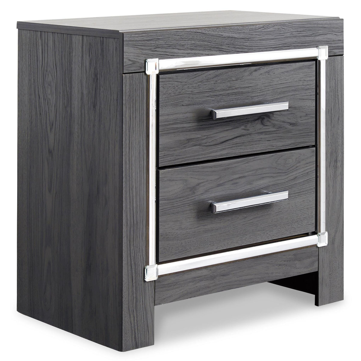 Lodanna King Uph Panel Storage Bed, Dresser, Mirror, Chest and Nightstand