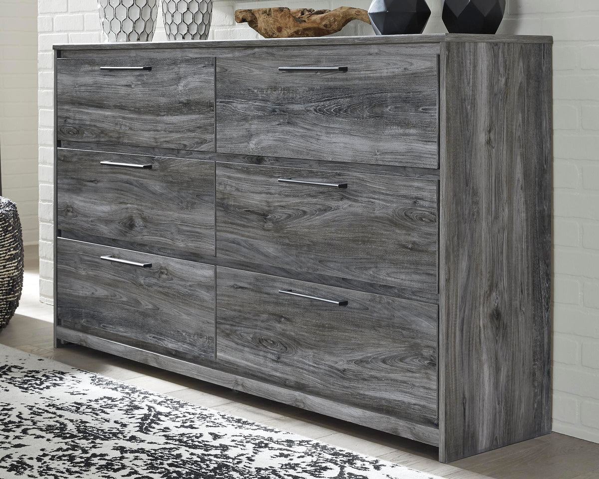 Baystorm Panel Bed with 6 Storage Drawers Set - Full