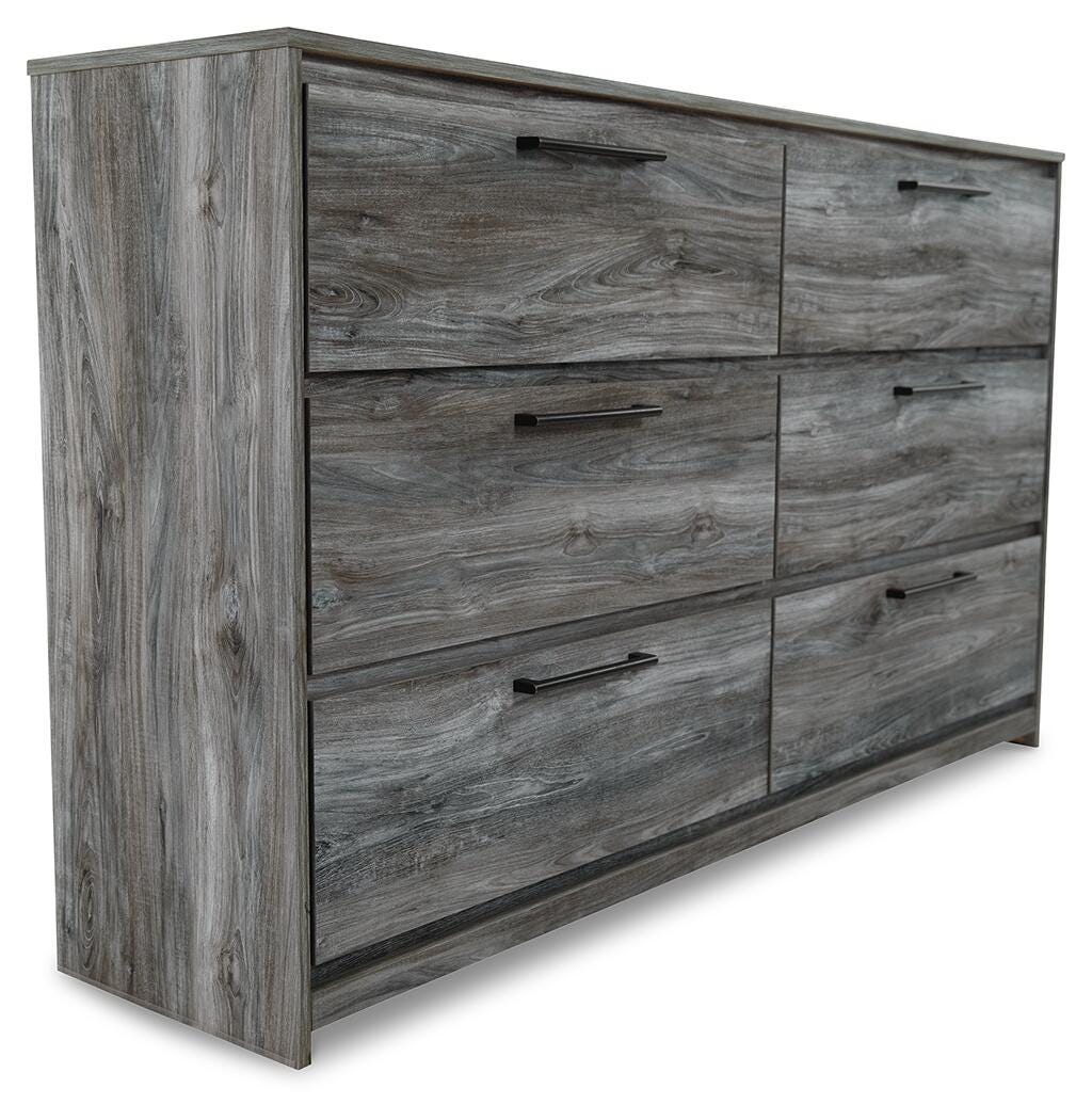 Baystorm Panel Bed with 6 Storage Drawers Set - King