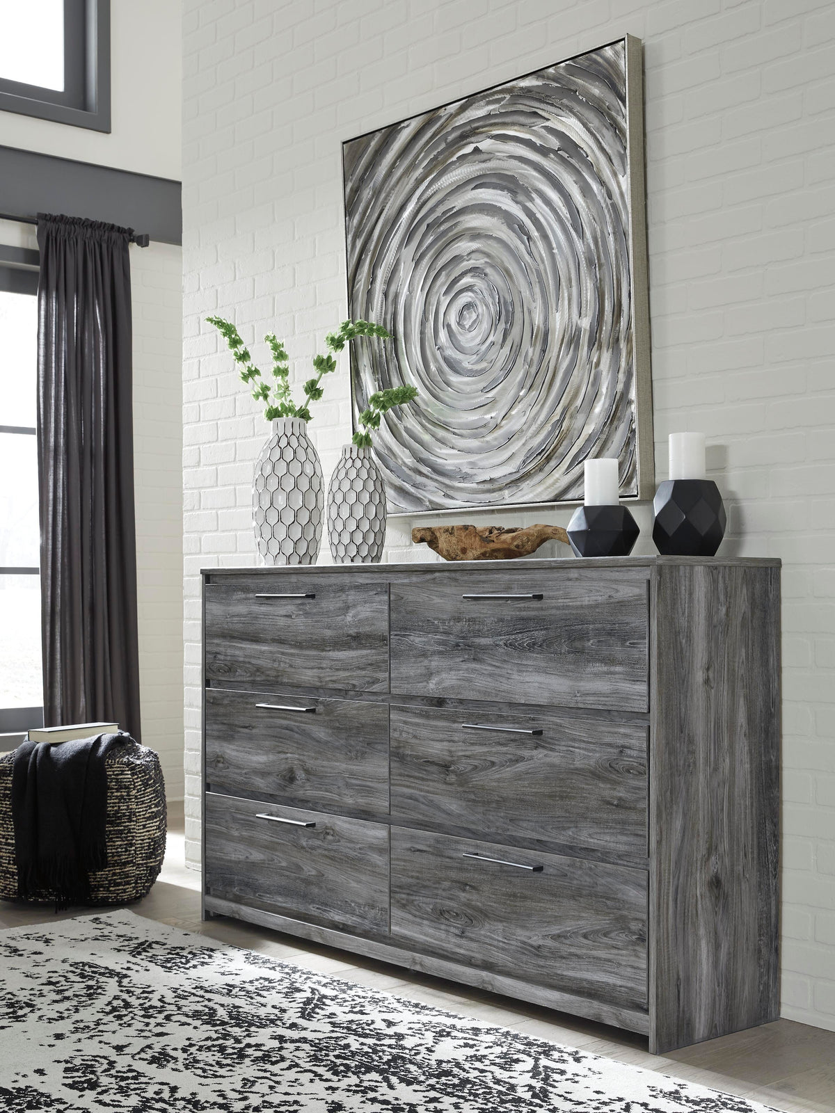 Baystorm Queen Panel Storage Bed, Dresser and Chest