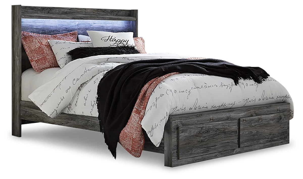 Baystorm Queen Panel Storage Bed, Dresser and Chest