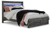 Baystorm Queen Panel Storage Bed and Nightstand