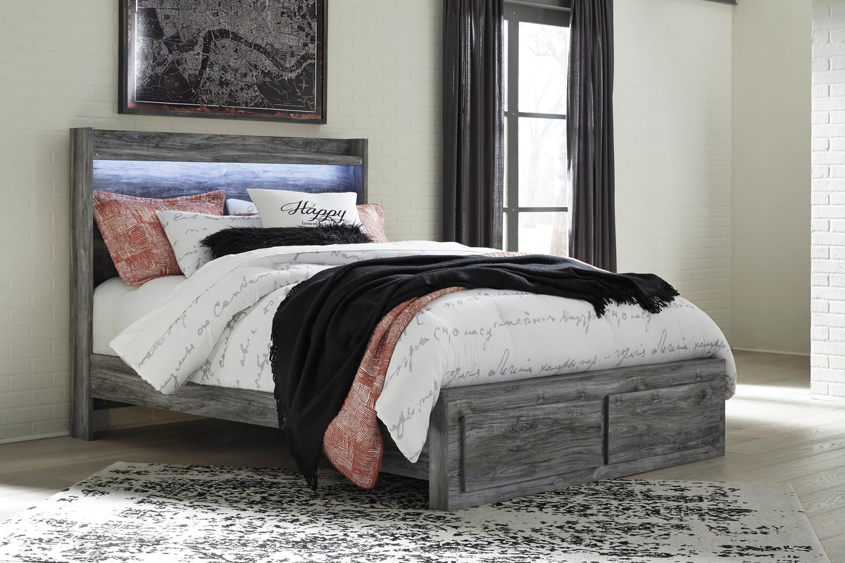 Baystorm Queen Panel Storage Bed, Dresser and Chest