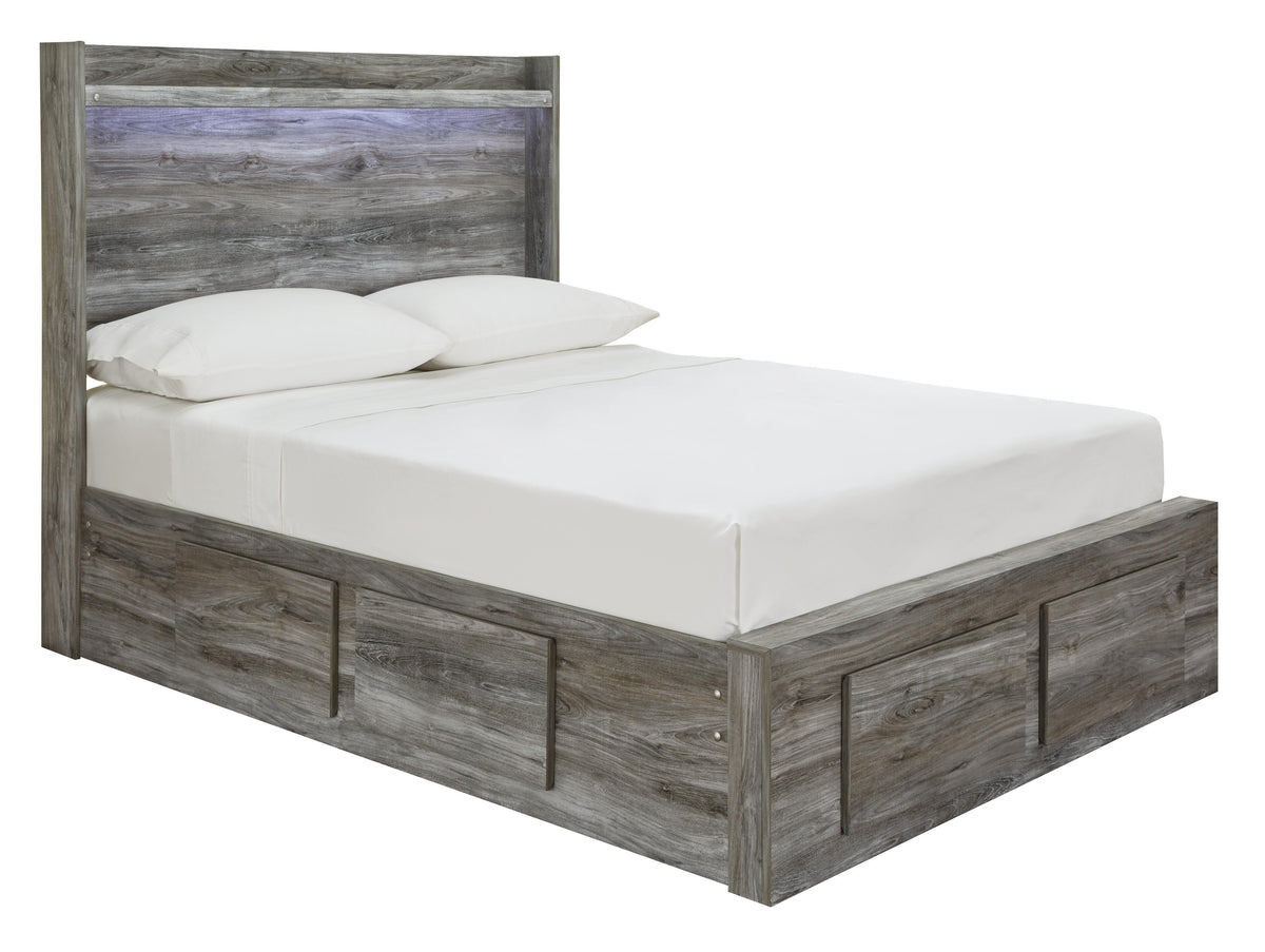 Baystorm Queen Panel Bed with 6 Storage Drawers