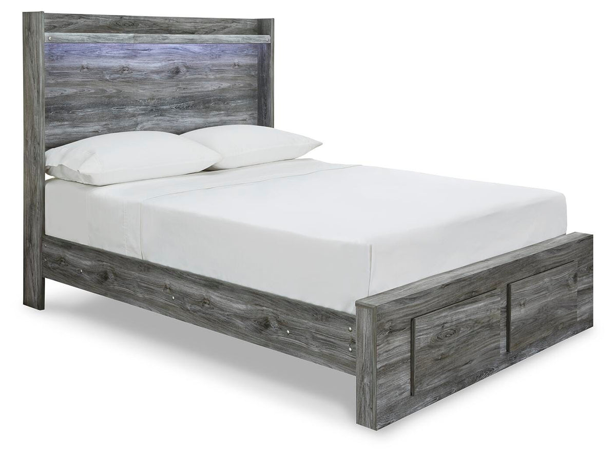 Baystorm Full Panel Storage Bed and Nightstand