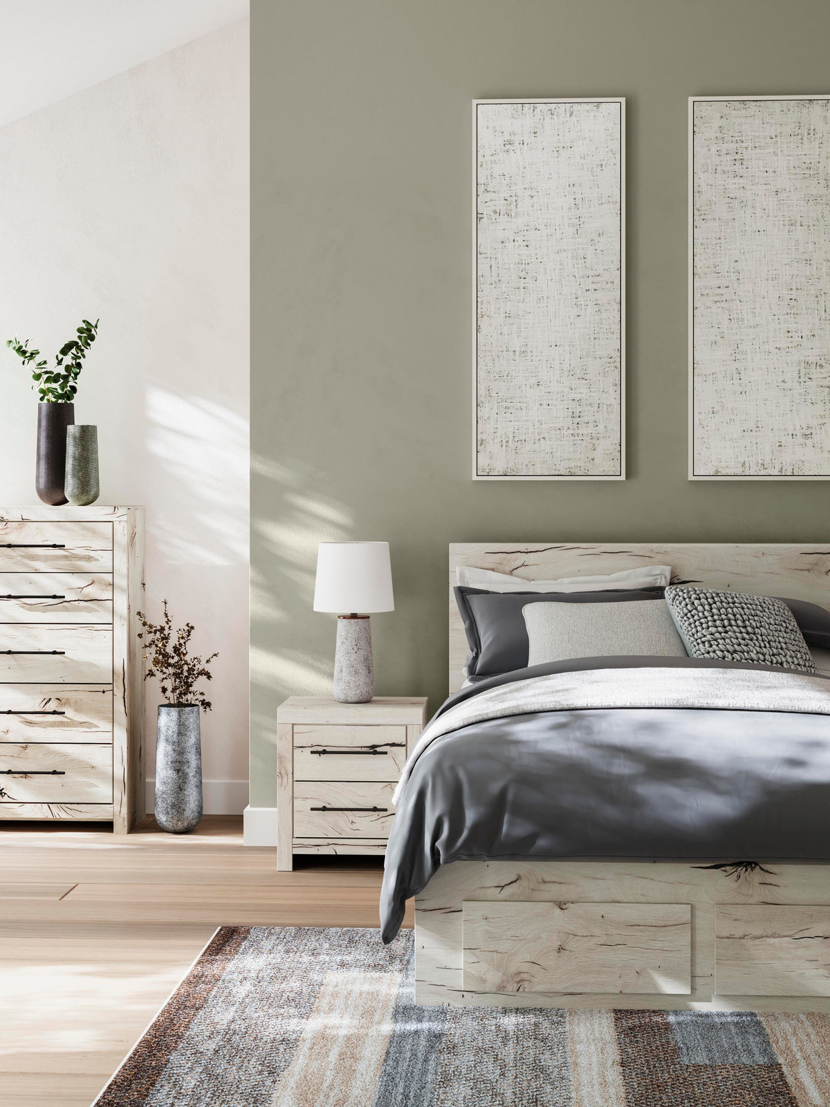 Lawroy Panel Storage Bed - Queen