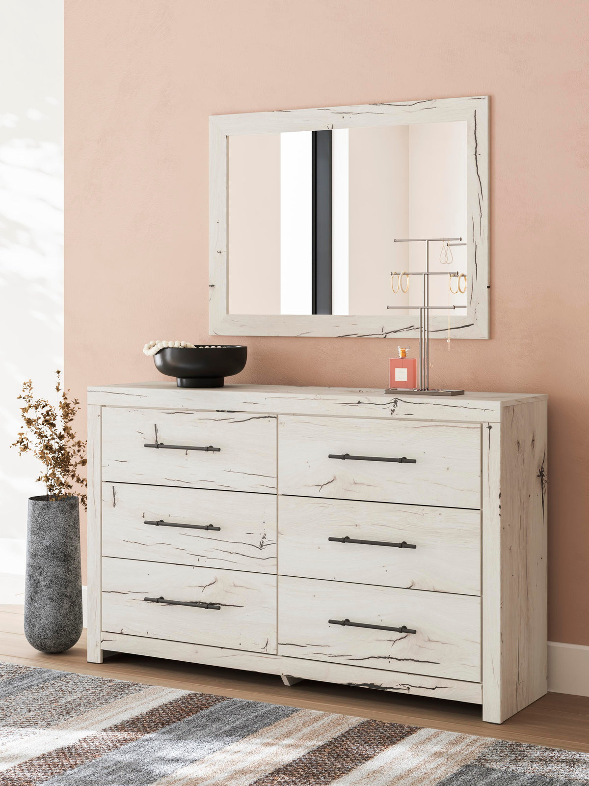Lawroy Queen Panel Headboard, Dresser and Nightstand