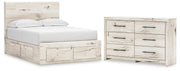 Lawroy Full Panel Storage Bed and Dresser