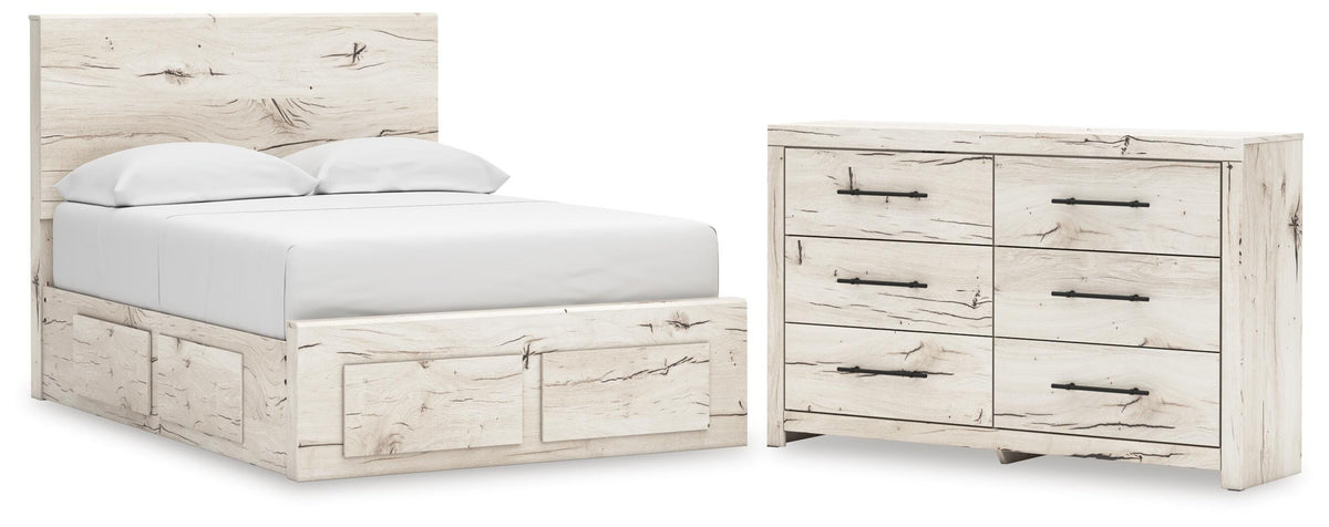 Lawroy Full Panel Storage Bed and Dresser