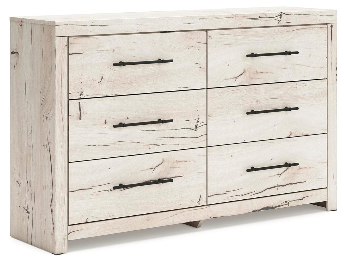 Lawroy King Panel Storage Bed, Dresser and 2 Nightstands