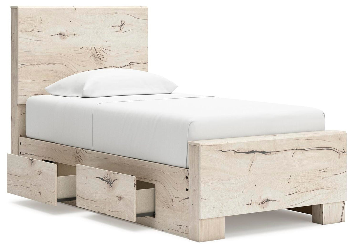Lawroy Panel Bed with Storage - Twin