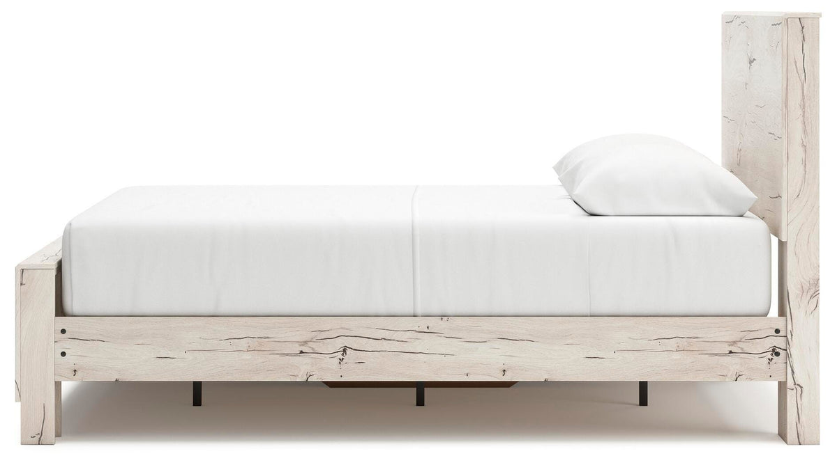 Lawroy Queen Panel Bed with Storage, Dresser, Mirror, Chest and Nightstand