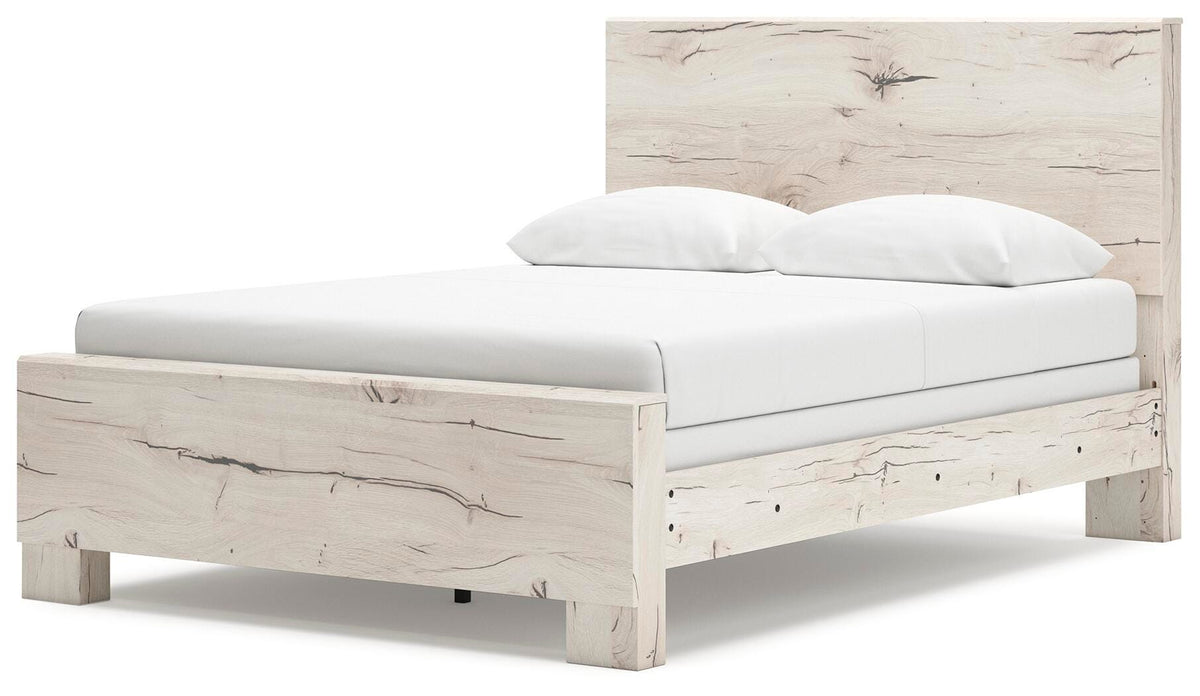 Lawroy Panel Bed Set - Queen, 2 Nightstands