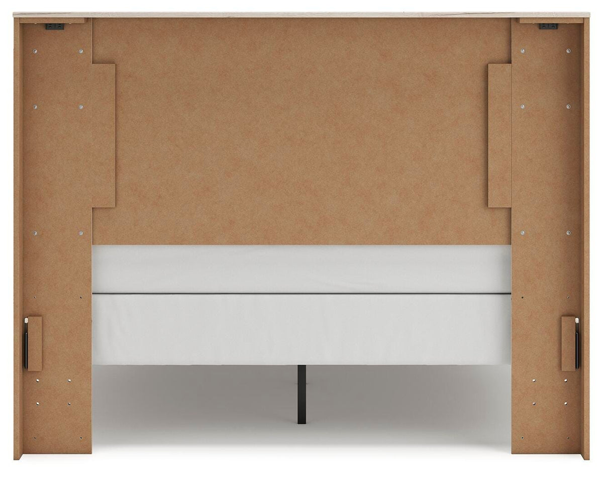 Lawroy Queen Panel Bed, Dresser and Mirror