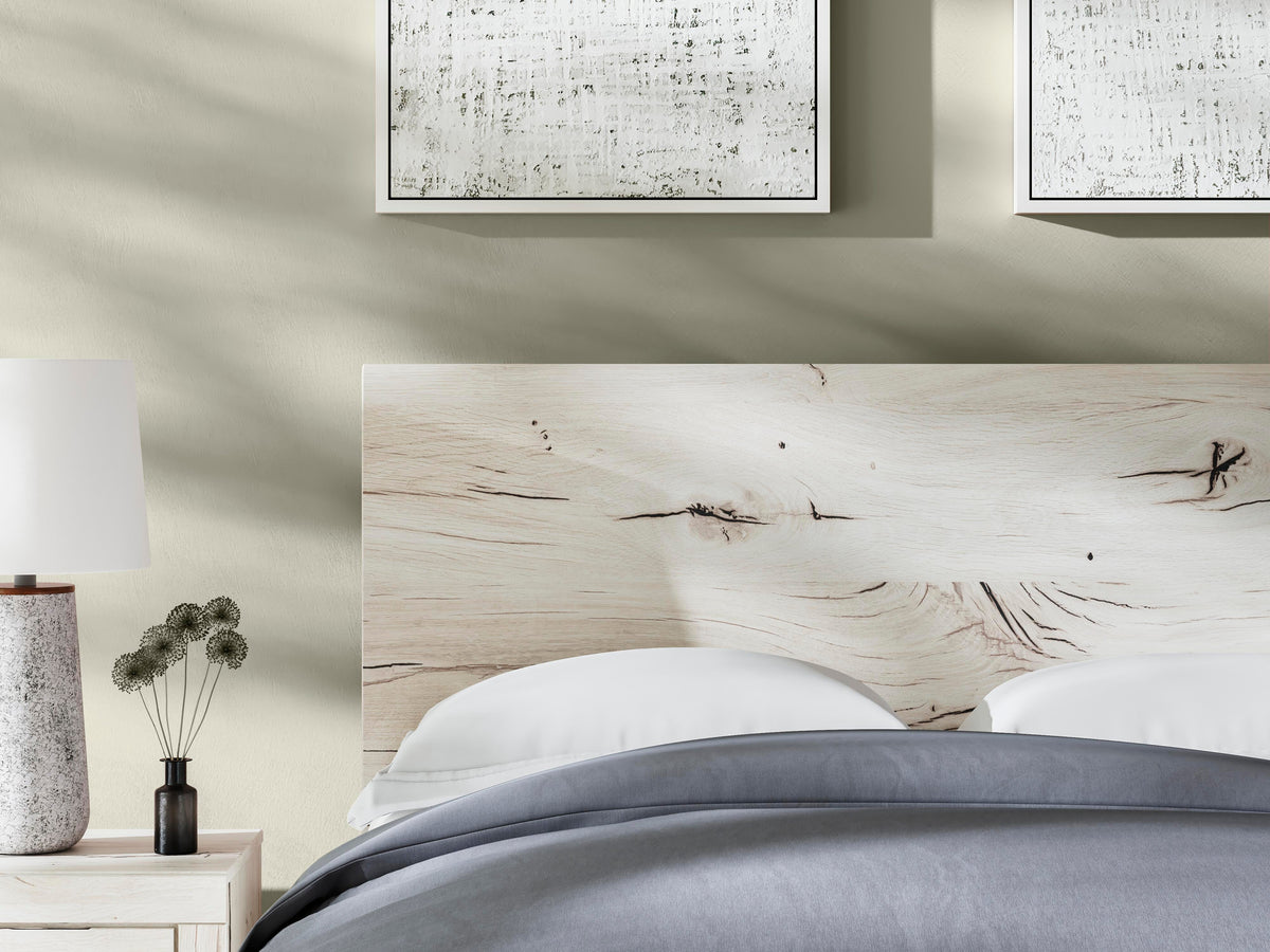 Lawroy Panel Bed Set - Queen, Dresser and Mirror