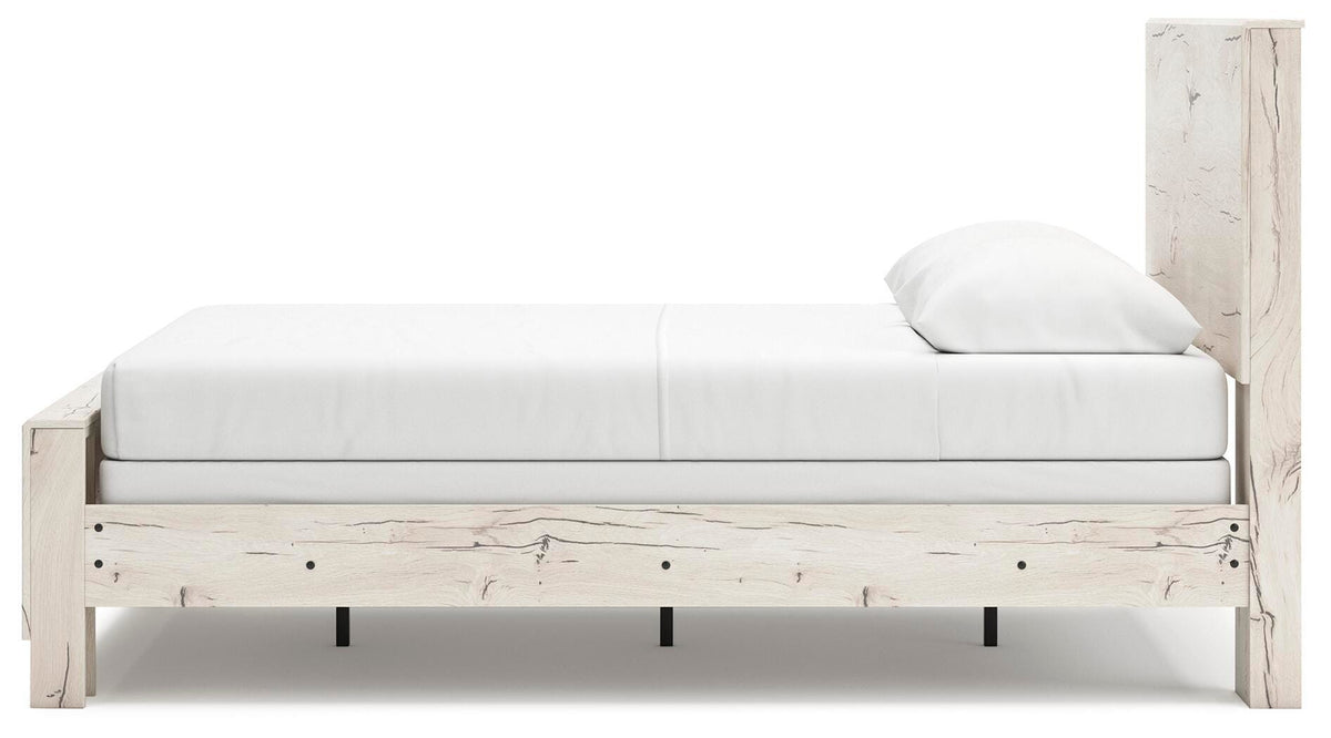 Lawroy Panel Bed Set - Queen, 2 Nightstands