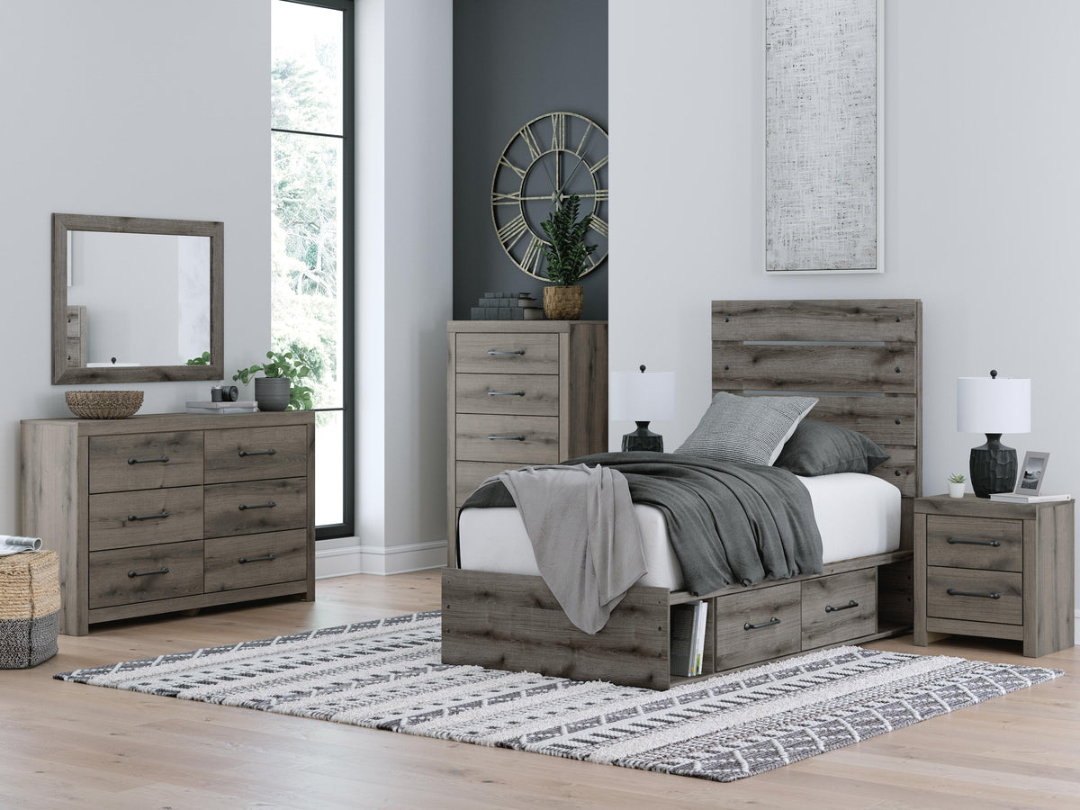 Graystorm Queen Panel Bed with Storage