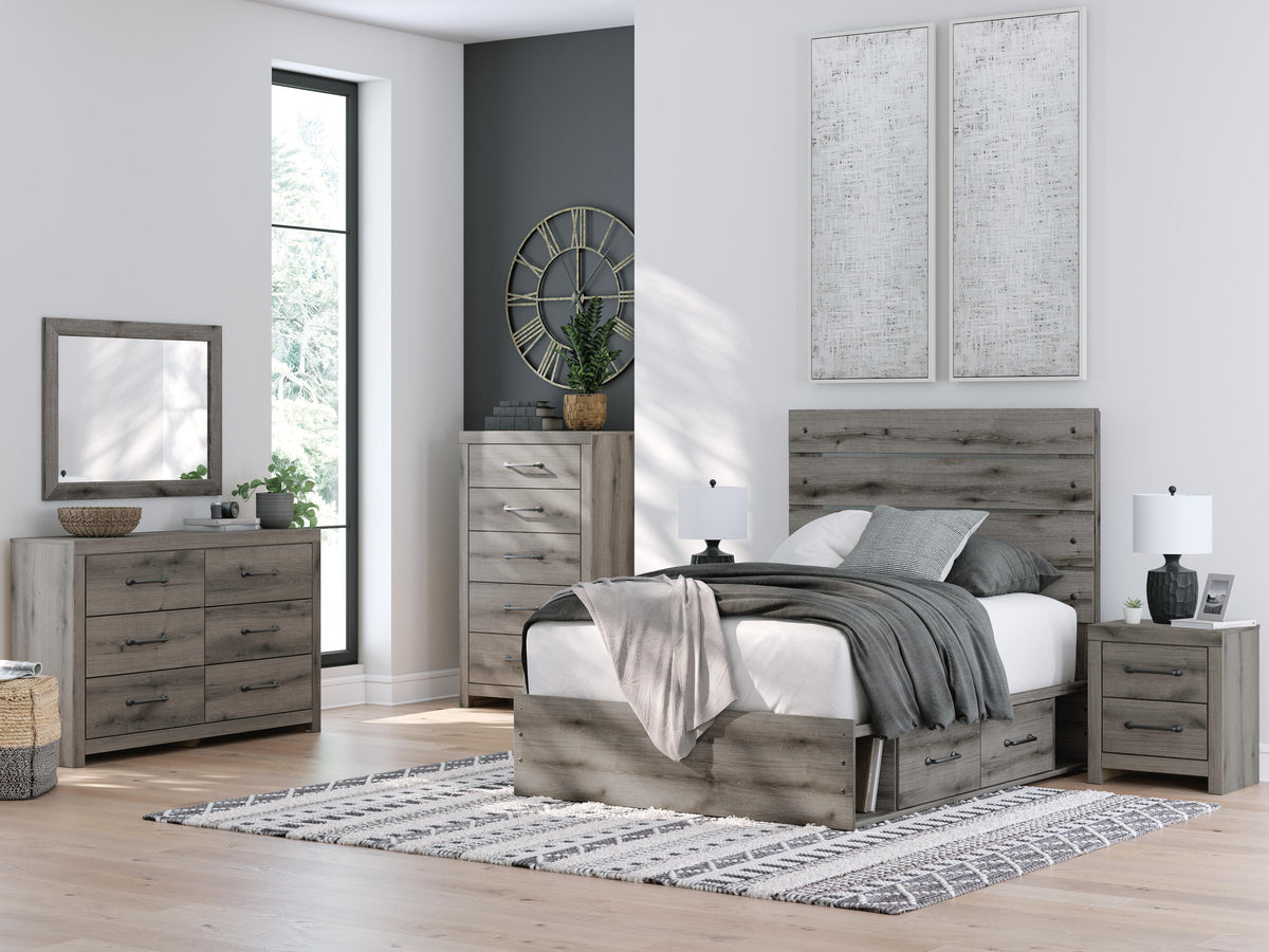 Graystorm Queen Panel Bed with Storage