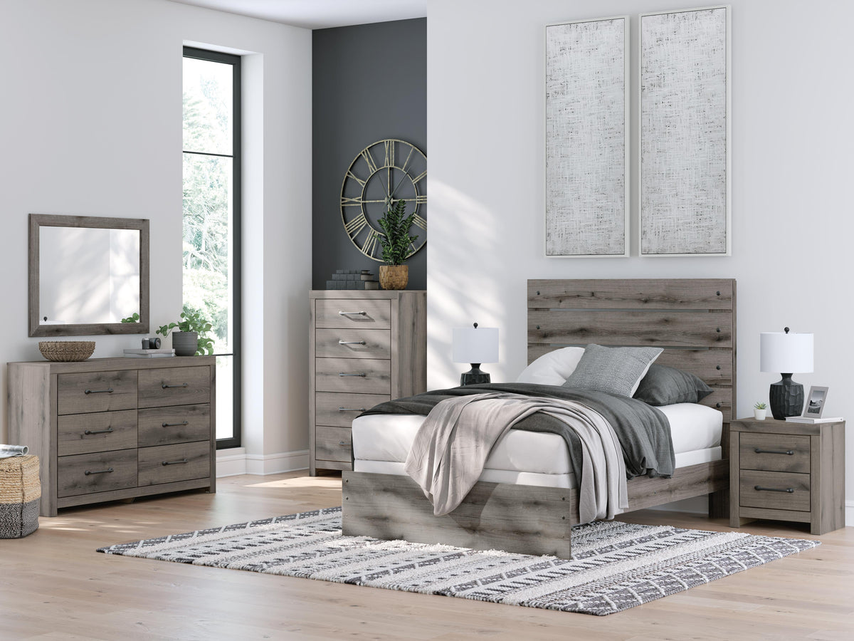 Graystorm Queen Panel Bed