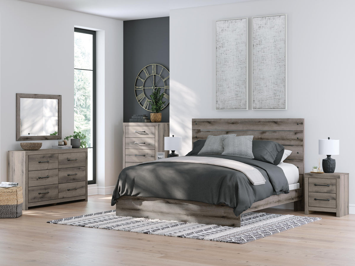 Graystorm Queen Panel Bed