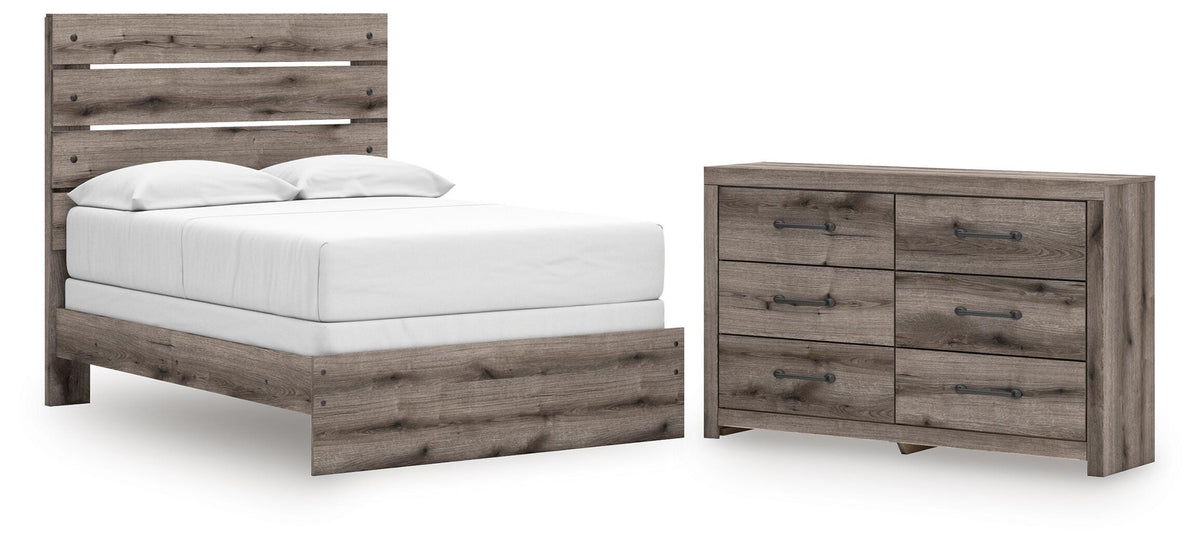 Graystorm Panel Bed Set - Full, Dresser