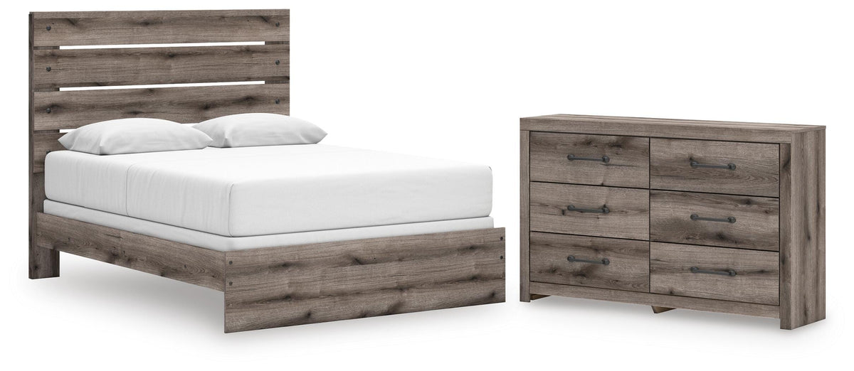 Graystorm Panel Bed Set - Queen, Dresser