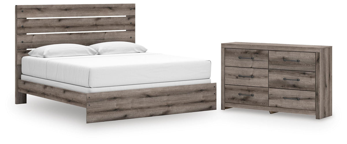 Graystorm Panel Bed Set - King, Dresser