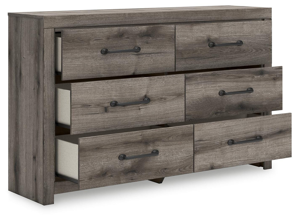 Graystorm Panel Bed Set - Full, Dresser